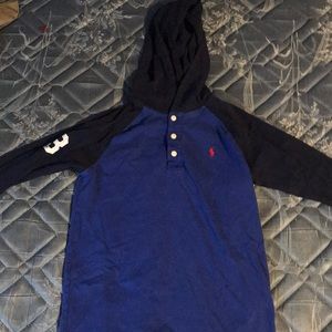Kids polo Button Hoodie